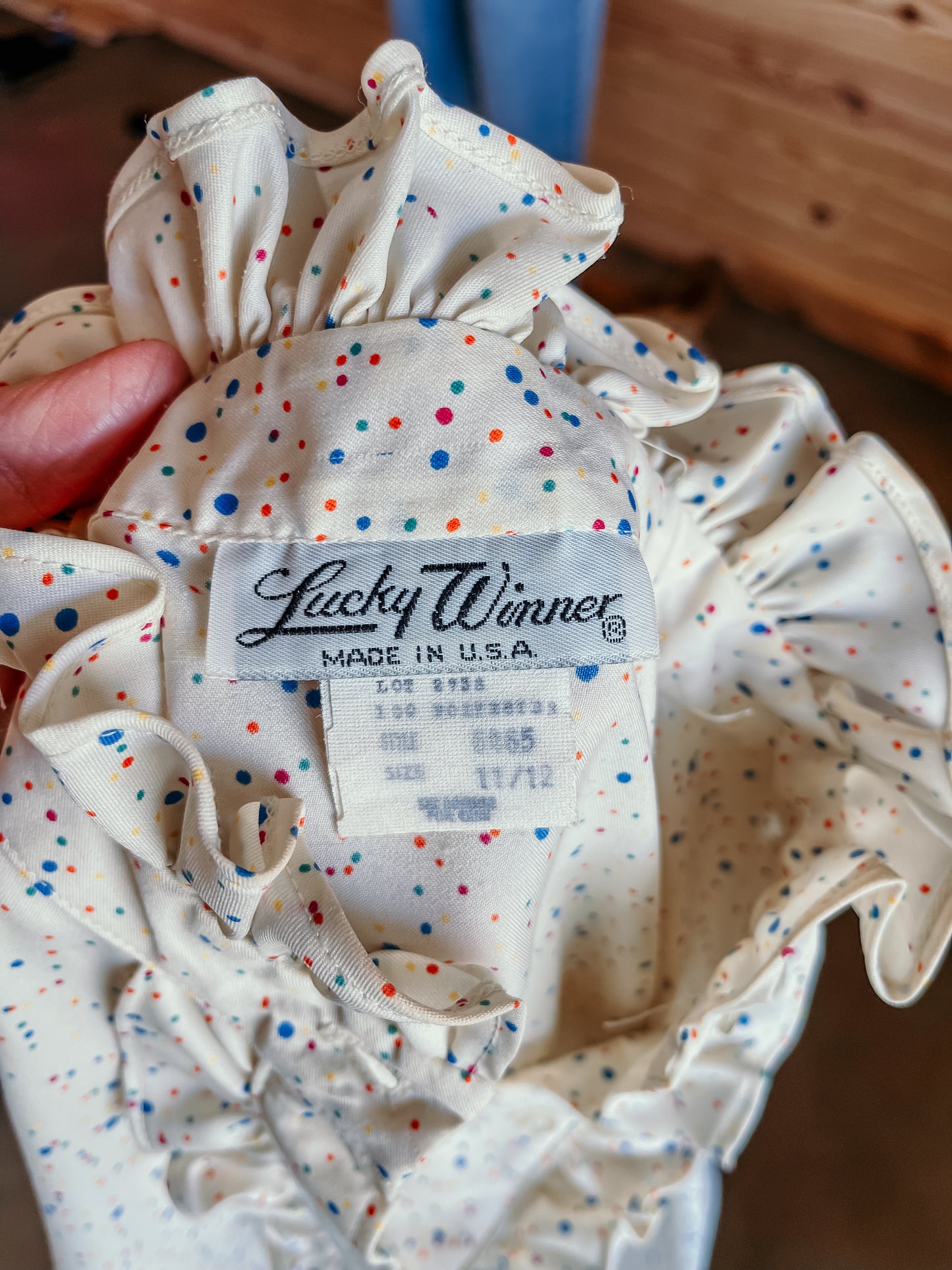 Vintage Ruffle Top HP