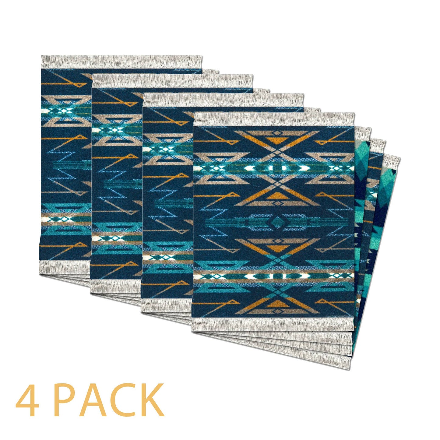 4 Pc CoasterRug Set Pendleton Assortment #2 LU