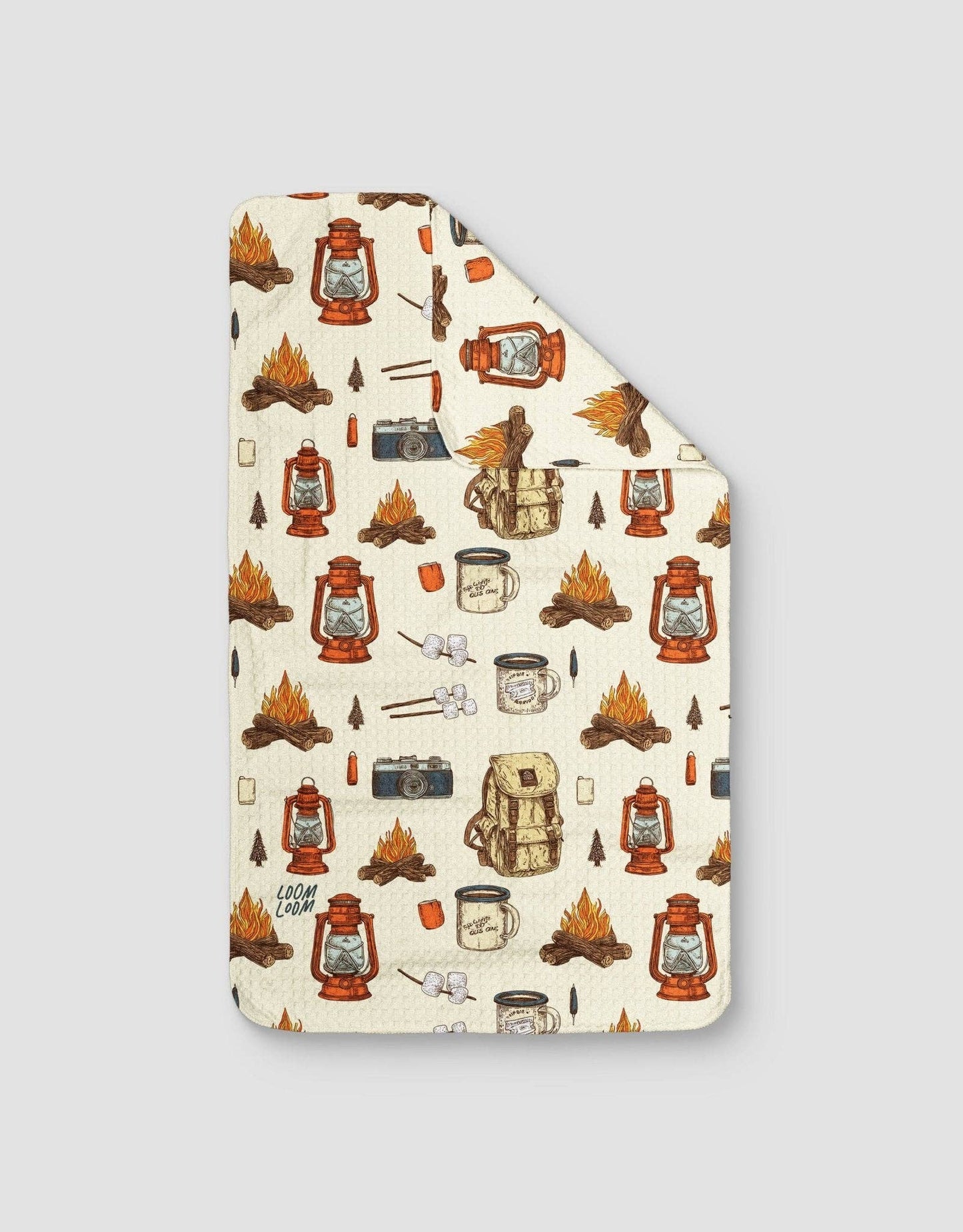 Cute Campout Tea Towel
