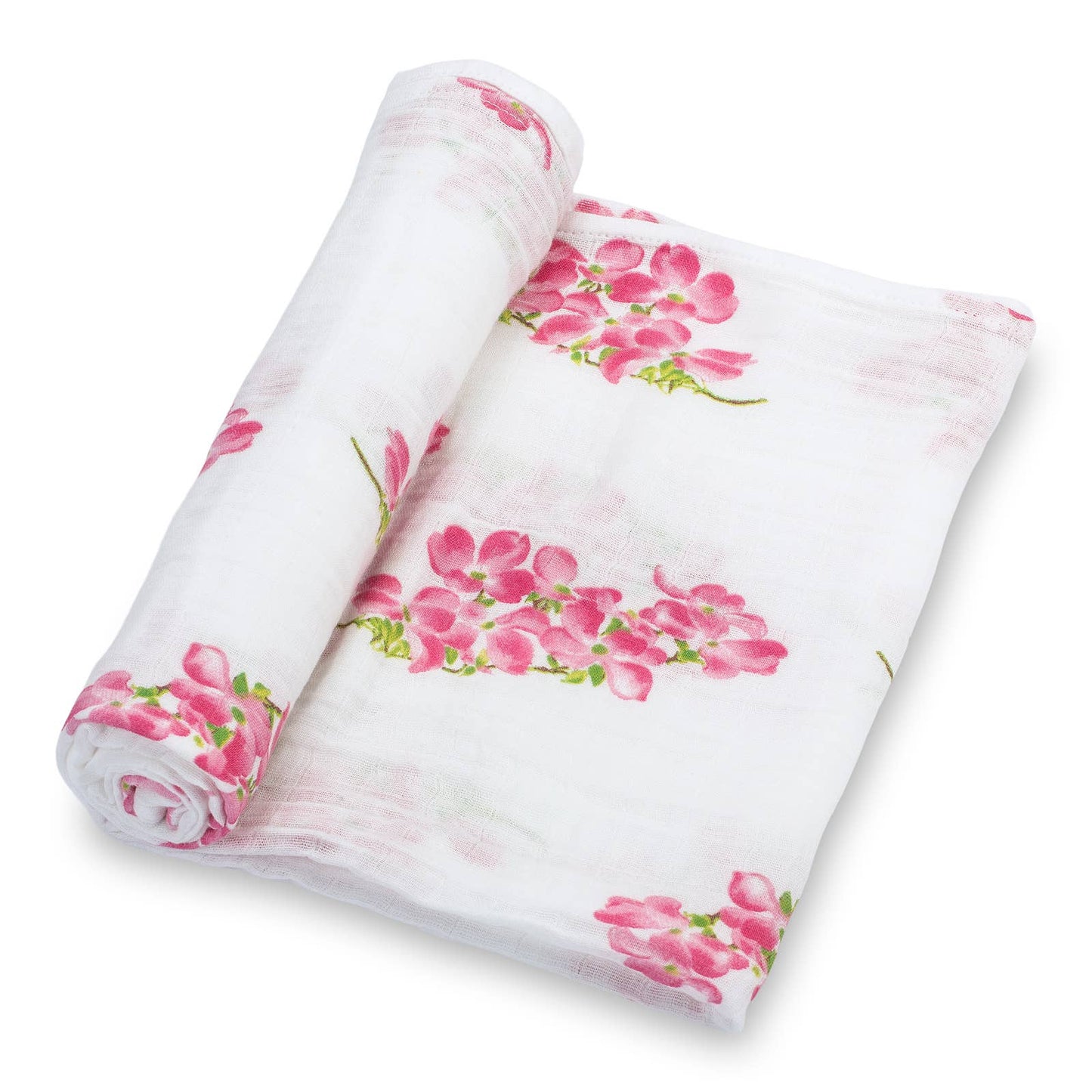 Dogwoods In Bloom Baby Swaddle Blanket LU