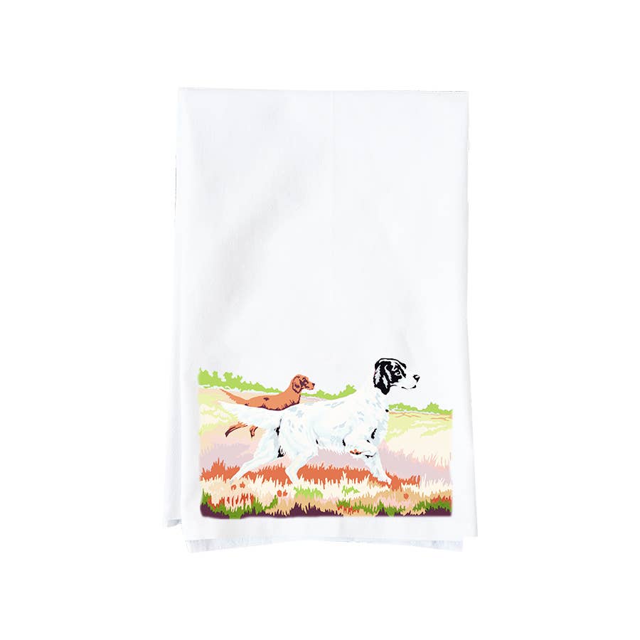Paint-By-Number Hunting Dogs In Field Kitchen Towel