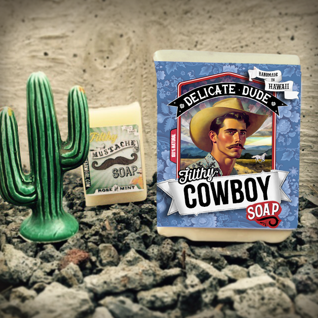 Filthy Cowboy - Delicate Dude Natural Soap: Large-LU