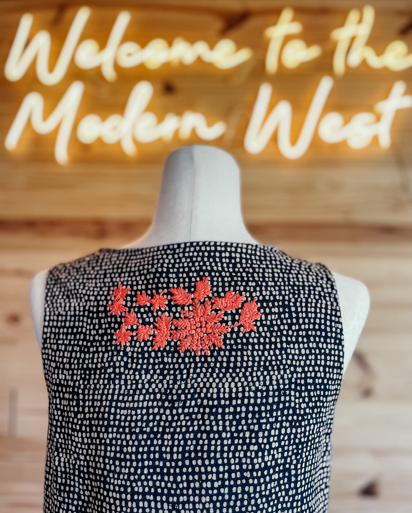 Sleeveless Embroidered Top HP