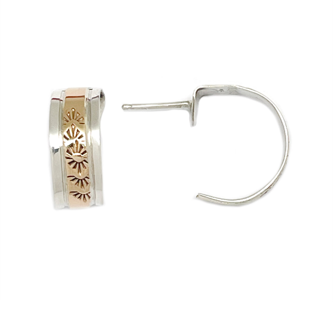 Sterling Silver Hoop Earrings LU