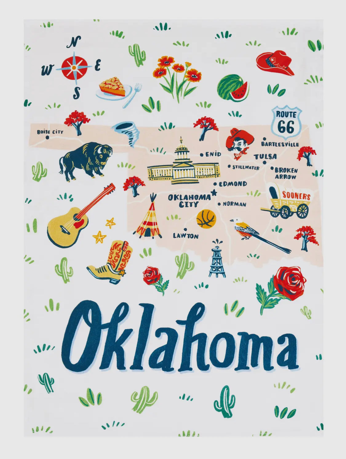 Oklahoma Kitchen Towel LU