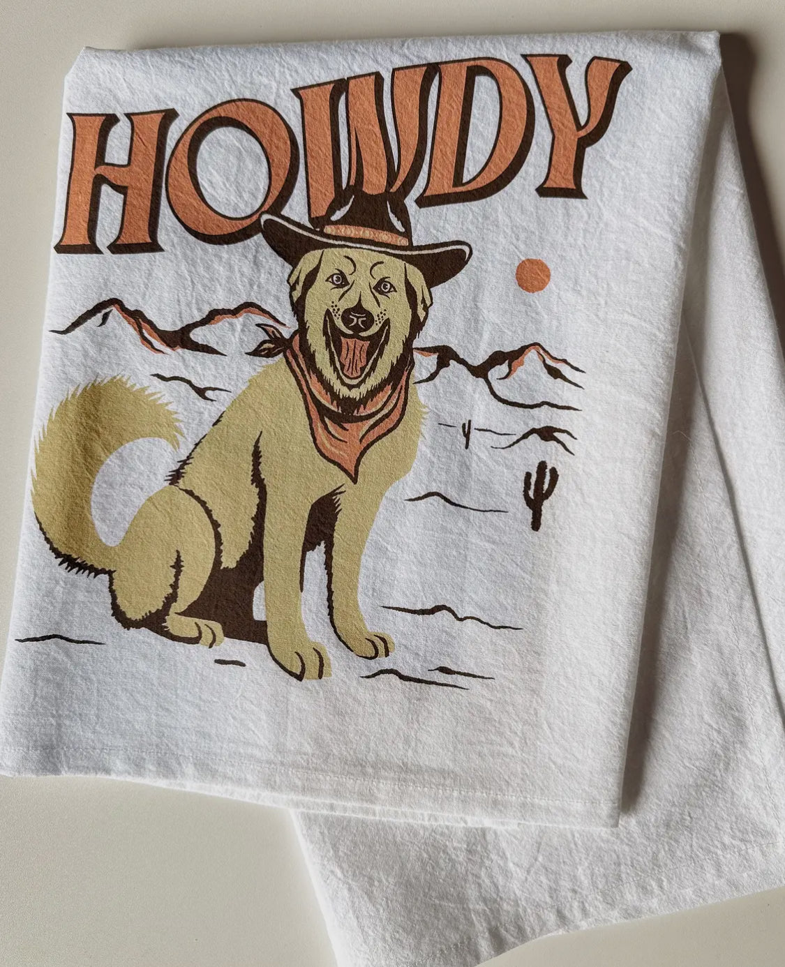 Howdy Doggie Kitchen Towel LU