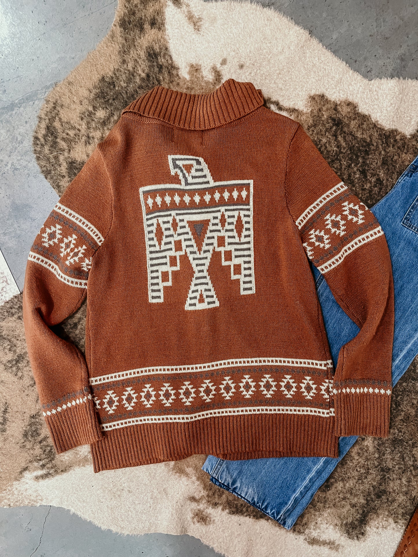 Thunderbird Cardigan Sweater HP