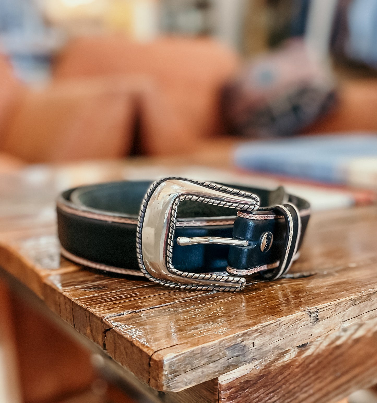 Black Stetson Belt HP