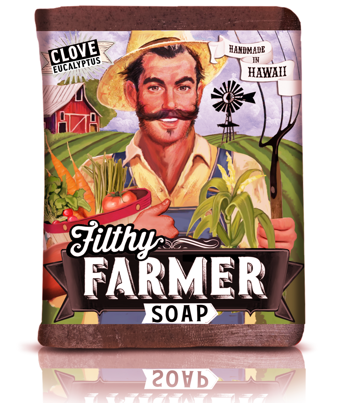 Filthy Farmer Natural Soap - Clove Eucalyptus: Large-LU