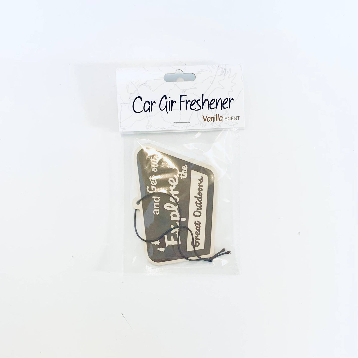 Trailhead Sign Car Air Freshener - Vanilla Scent LU