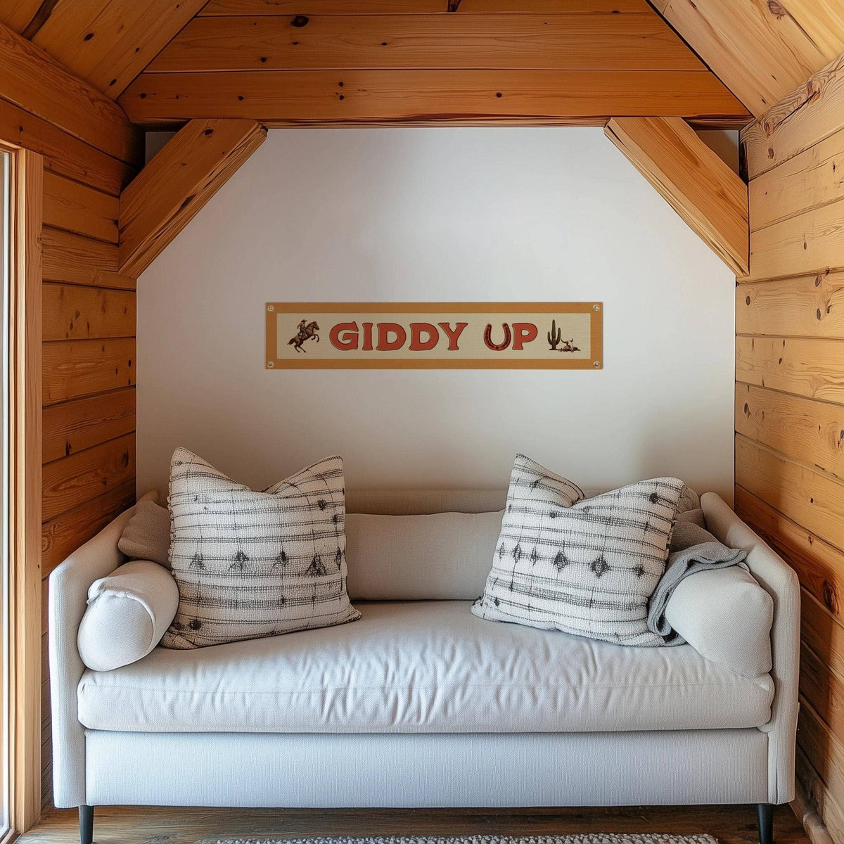 Giddy Up Felt Sign Banner