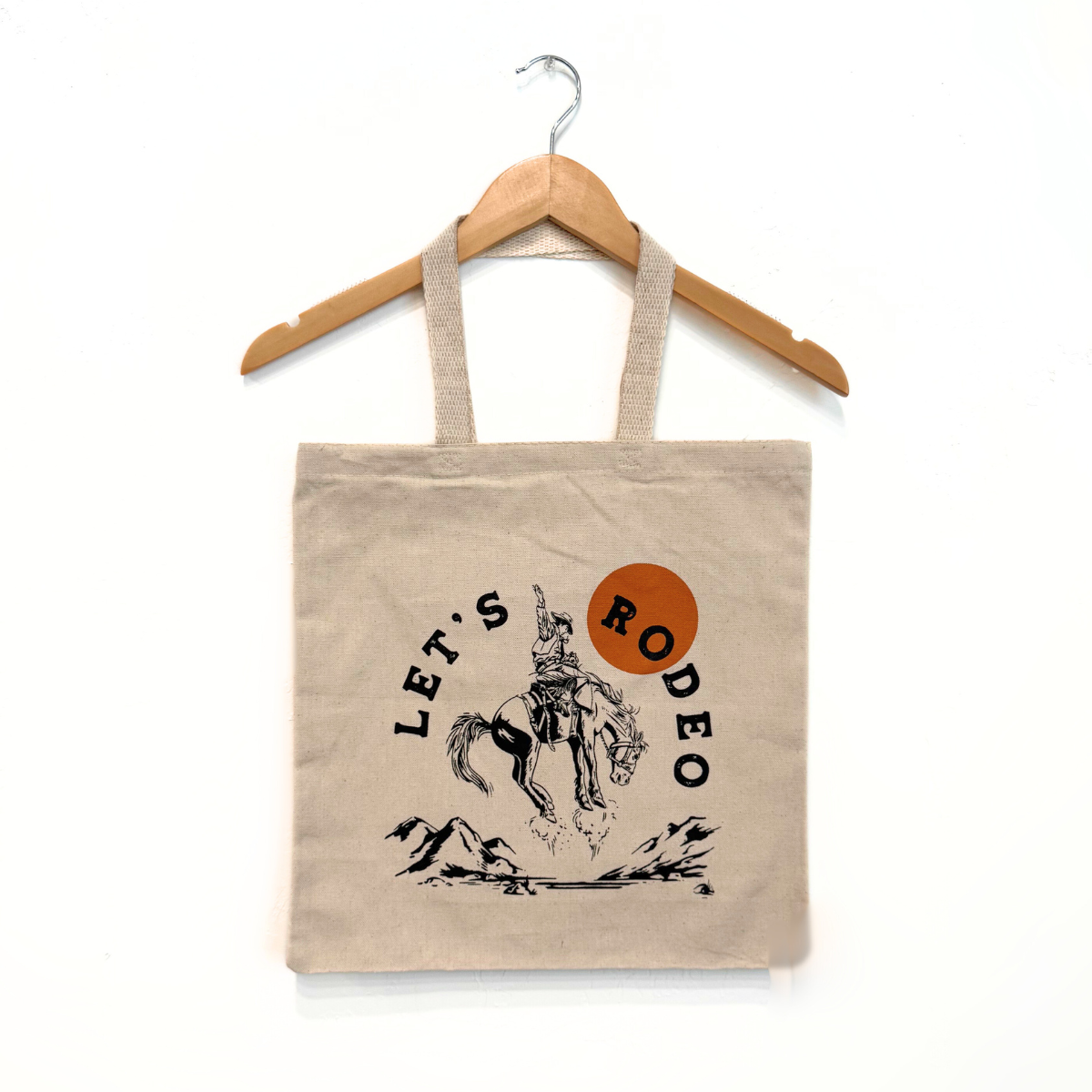 Let's Rodeo Tote - Natural