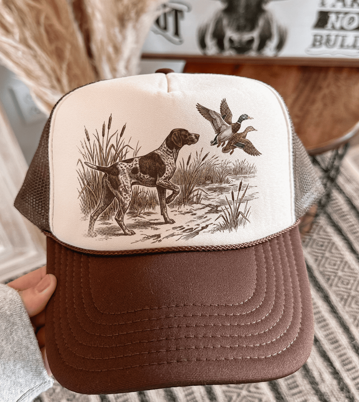 Duck Hunting Pointer Dog - Brown & Tan Otto