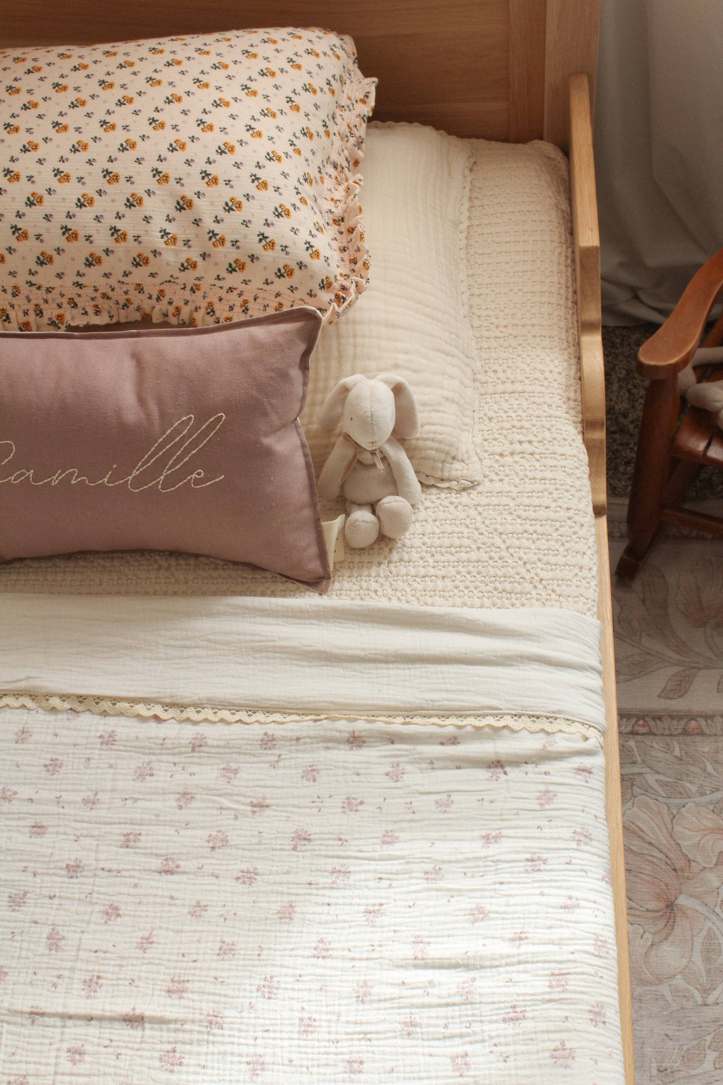 Big Kid Blanket- Evie Floral