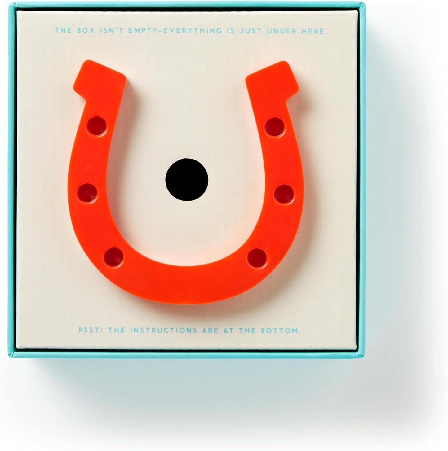 Brass Monkey Giddy Up Tabletop Horseshoes Game-LU