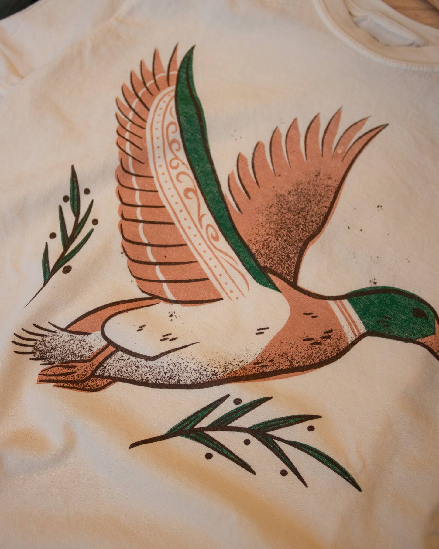 Mallard Tee: Ivory