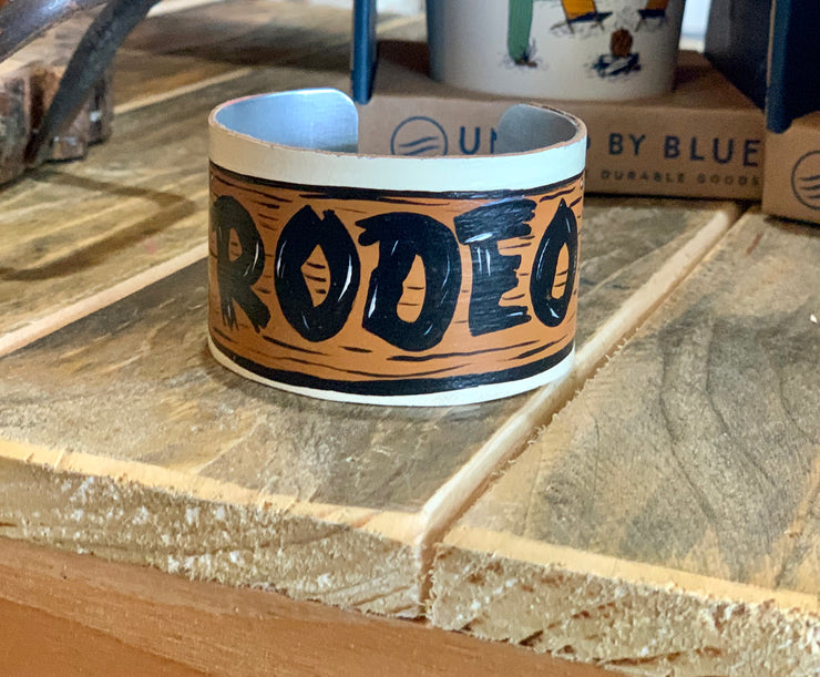 Rodeo - Hand Painted Cuff