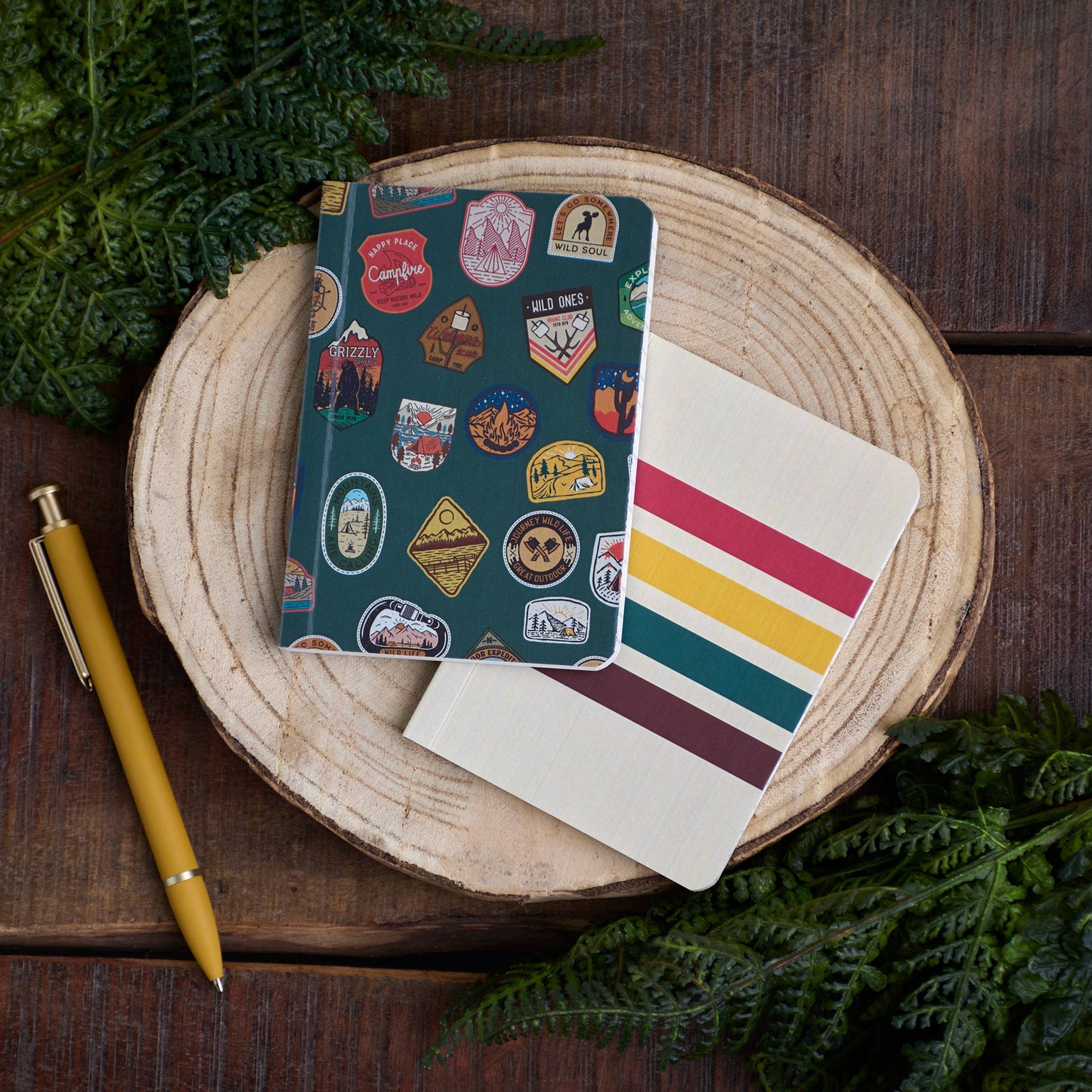 Camping Patches Notebook Set Sm