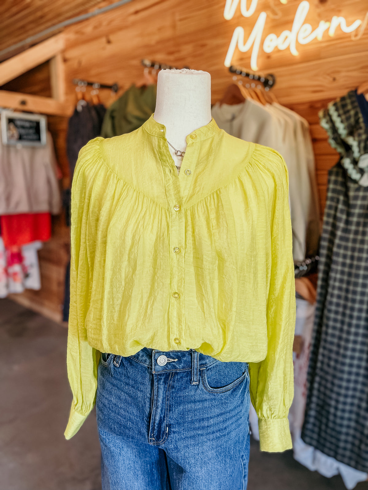 Neon Yellow Top HP