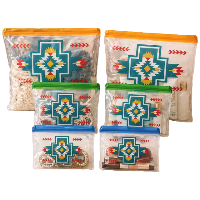 American Native™ Silicone Storage Bags - Set of 6