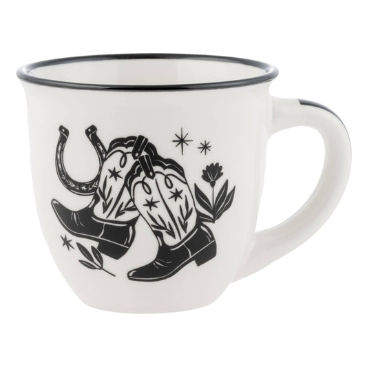 Western Boho B&W Espresso Mug