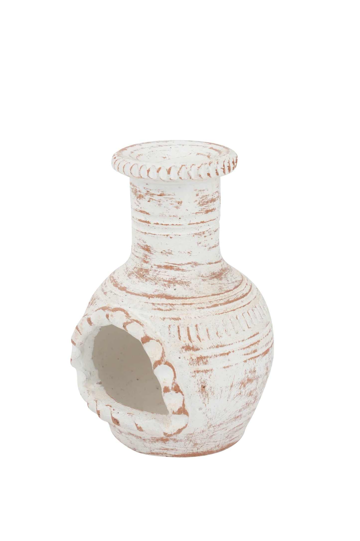 Mini-Clay Chimney White LU