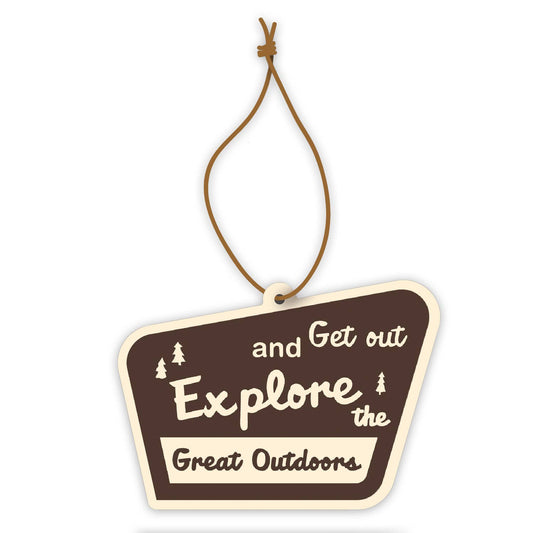 Trailhead Sign Car Air Freshener - Vanilla Scent LU