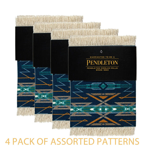 4 Pc CoasterRug Set Pendleton Assortment #2 LU
