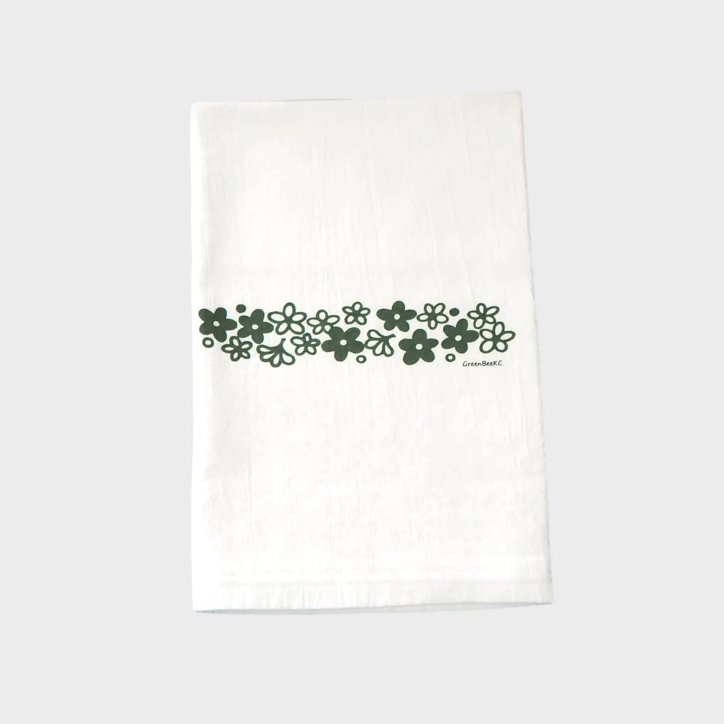 Pyrex Kitchen Towel | Tea Towels | Floral Dish Towels: Green LU