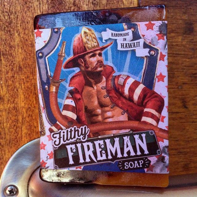 Filthy Fireman Natural Soap: Large-LU