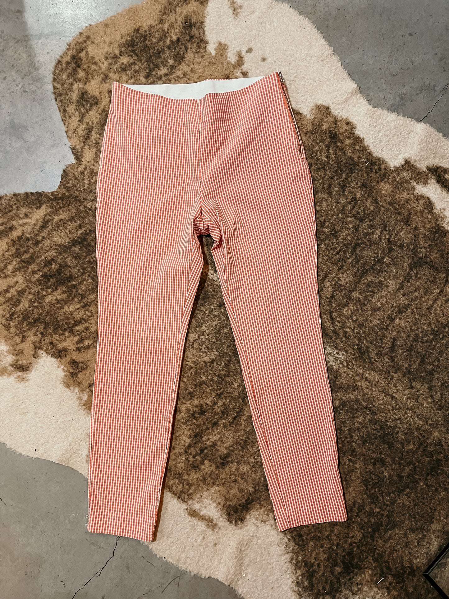 Fitted Gingham Pants HP