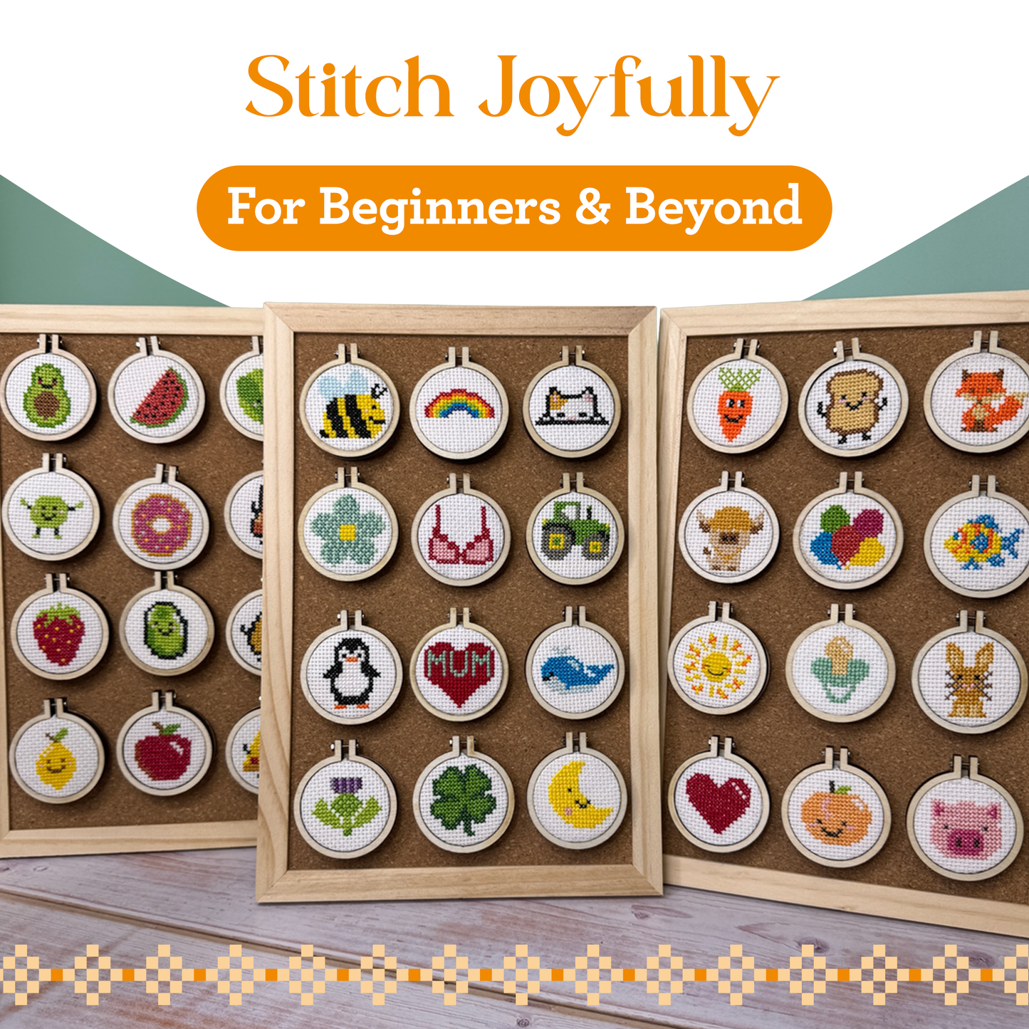 Giddy Up Gorgeous! Mini Matchbox Cross Stitch Kit