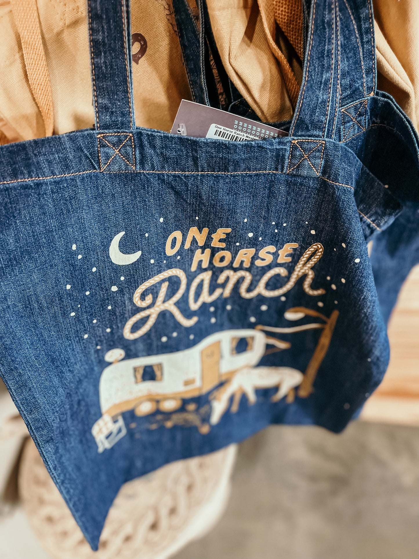 One Horse Ranch Western Tote LU