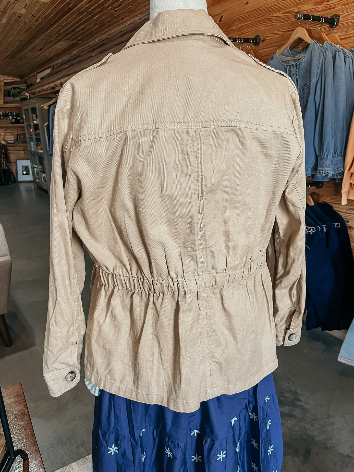 Draper James khaki Jacket HP