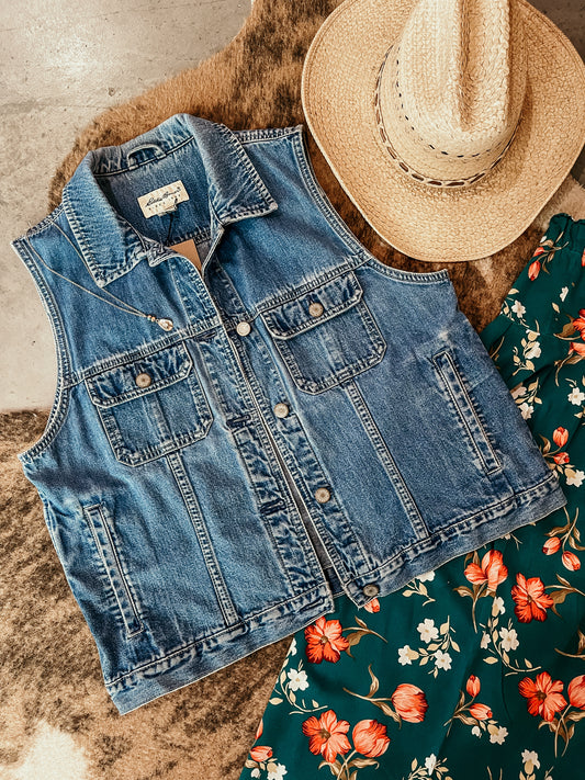 Eddie Bauer Denim Vest