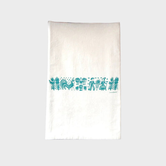 Butterprint Dish Towel | Tea Towels | Flour Sack Dish Towel LU