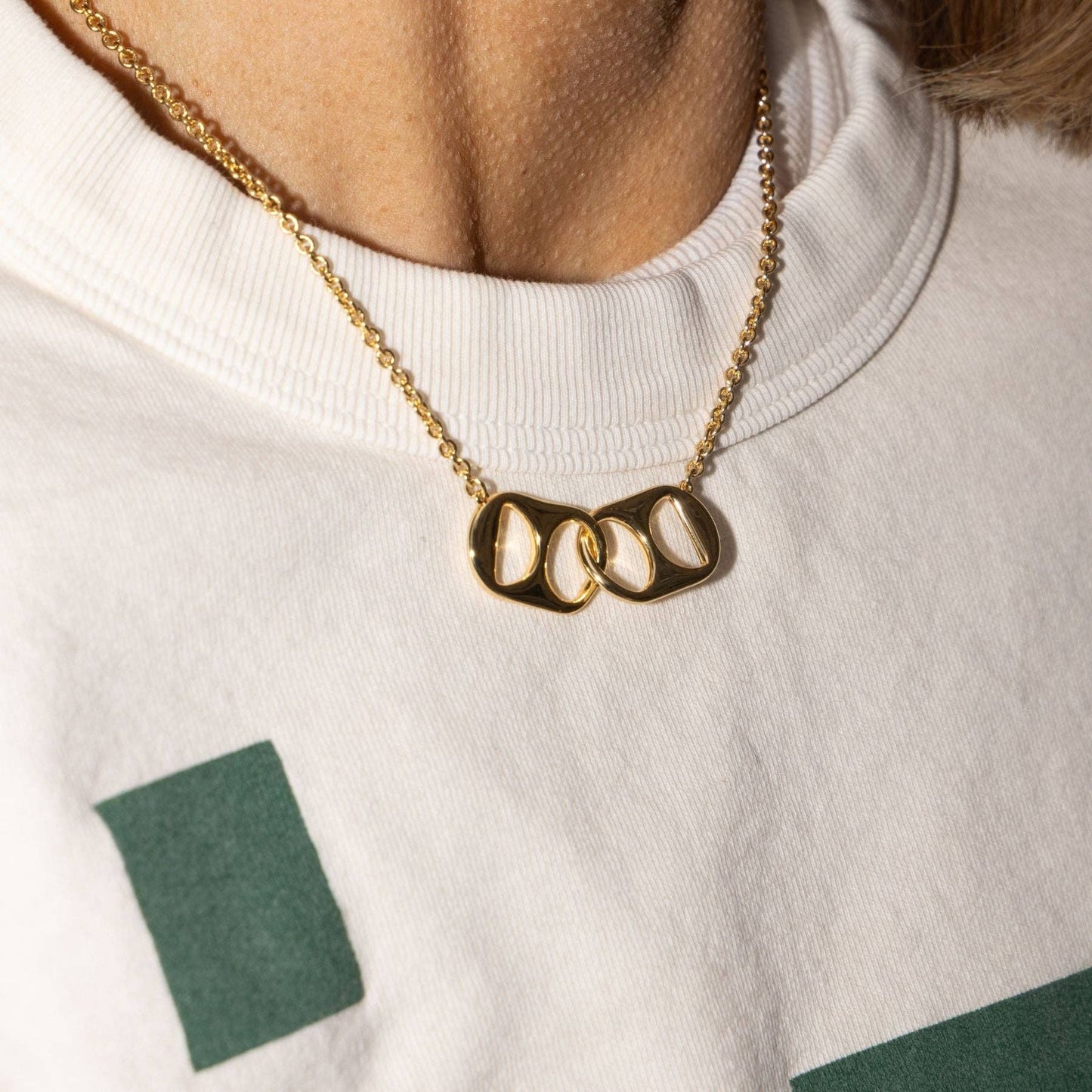 Soda Tab Necklace: Silver HP