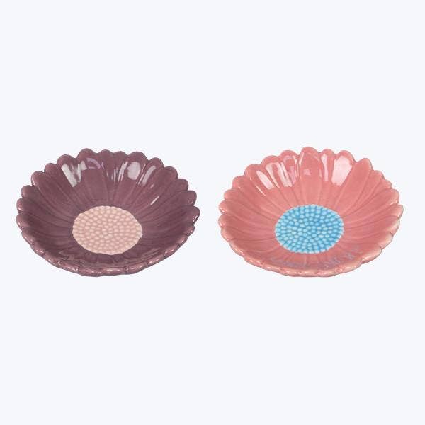 Ceramic Flower Dish