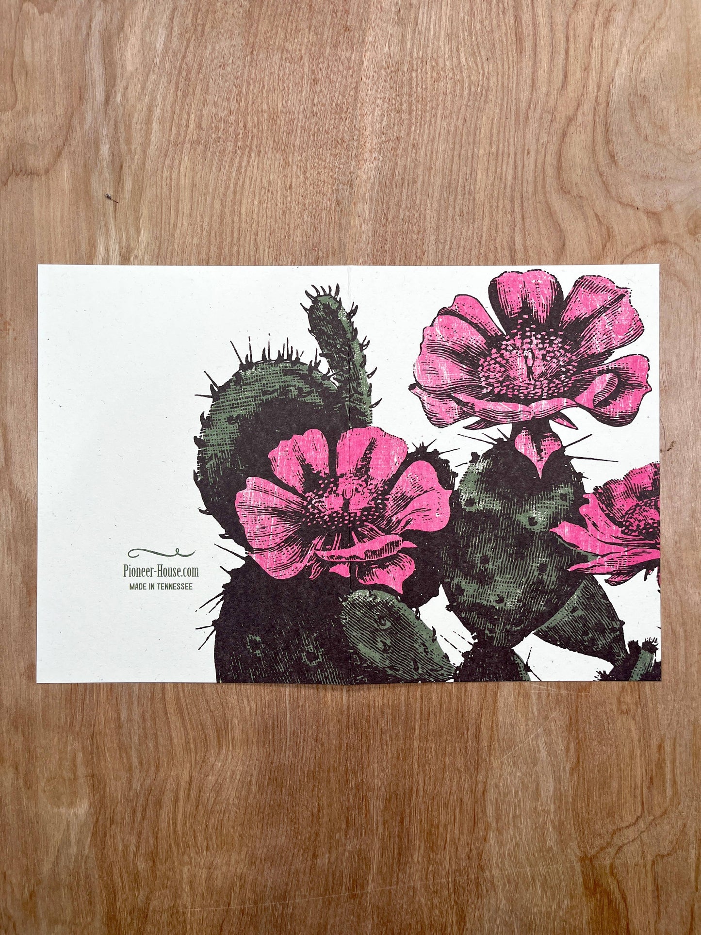 Prickly Pear Cactus Greeting Cards-8 Cards LU