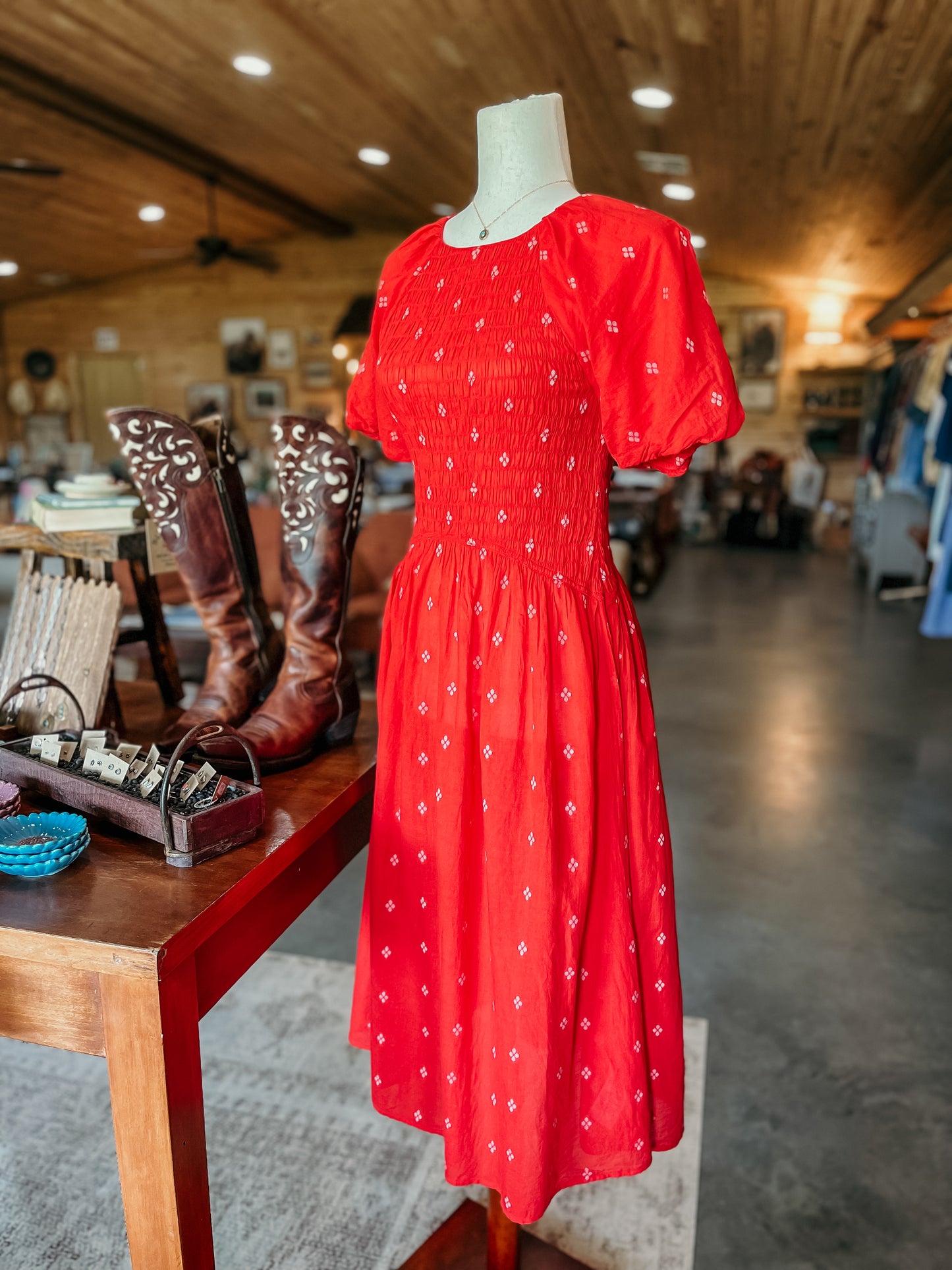 J Crew Red Dress HP