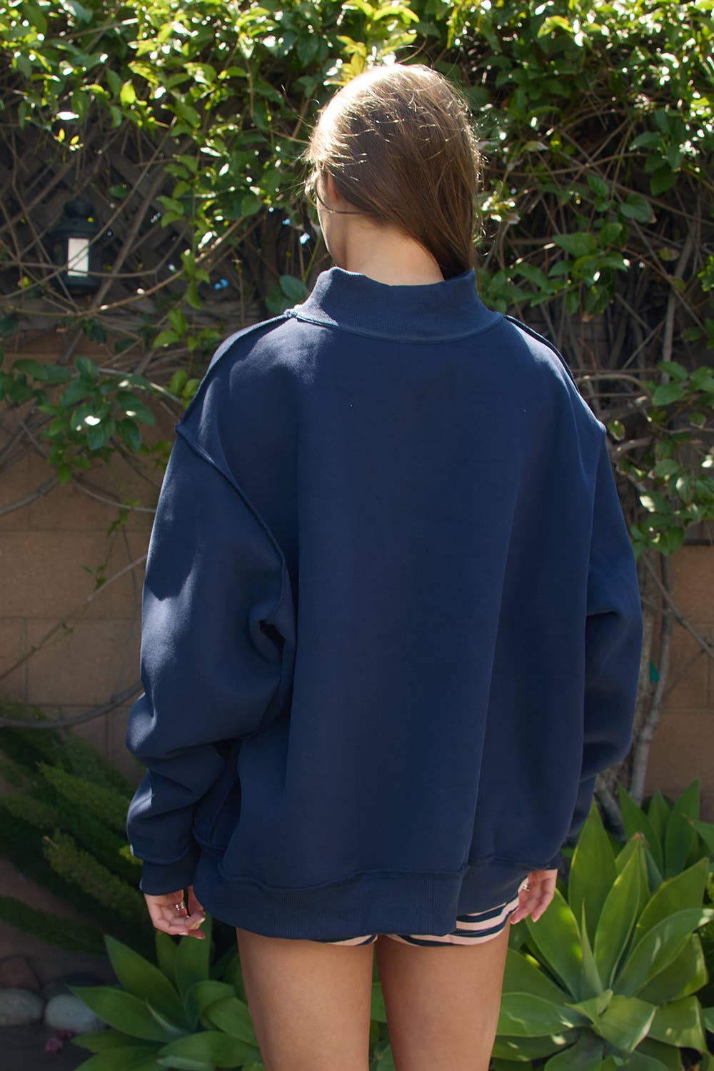 Lucky Duck Mock-Neck Sweatshirt HP