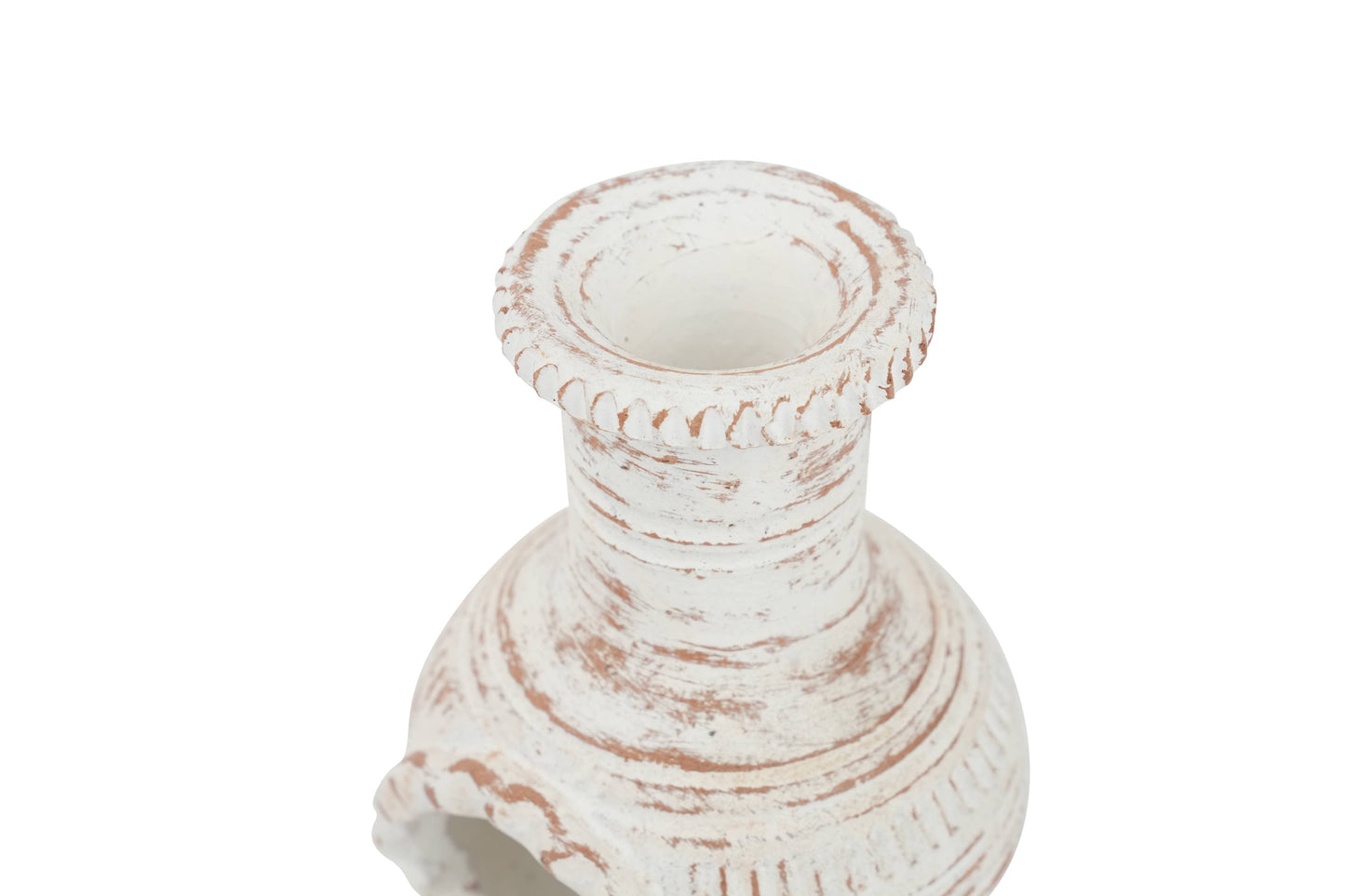 Mini-Clay Chimney White LU