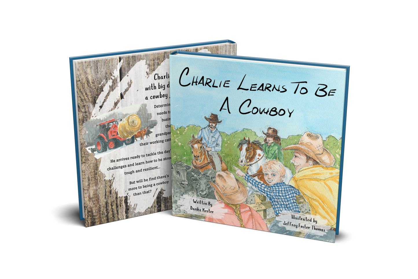 Hardcover: Charlie Learns to Be a Cowboy 