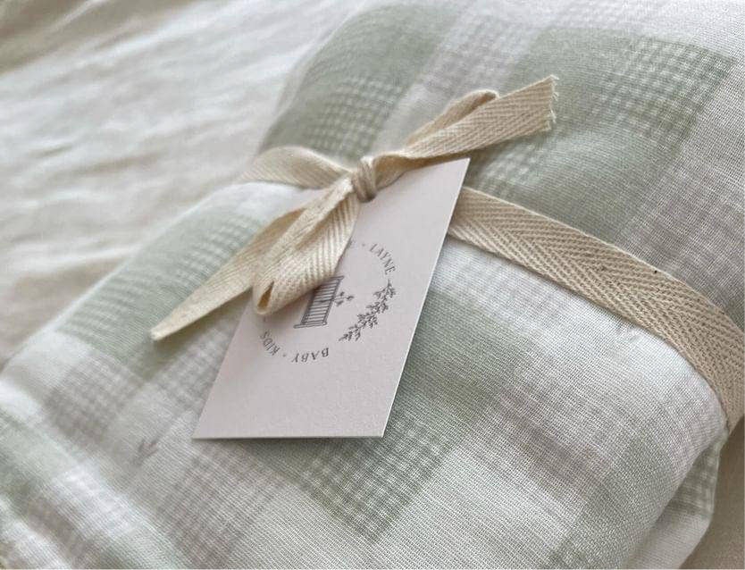Little Mallard Duck Quilt 6 Layer Gauze Blanket: No Lace border