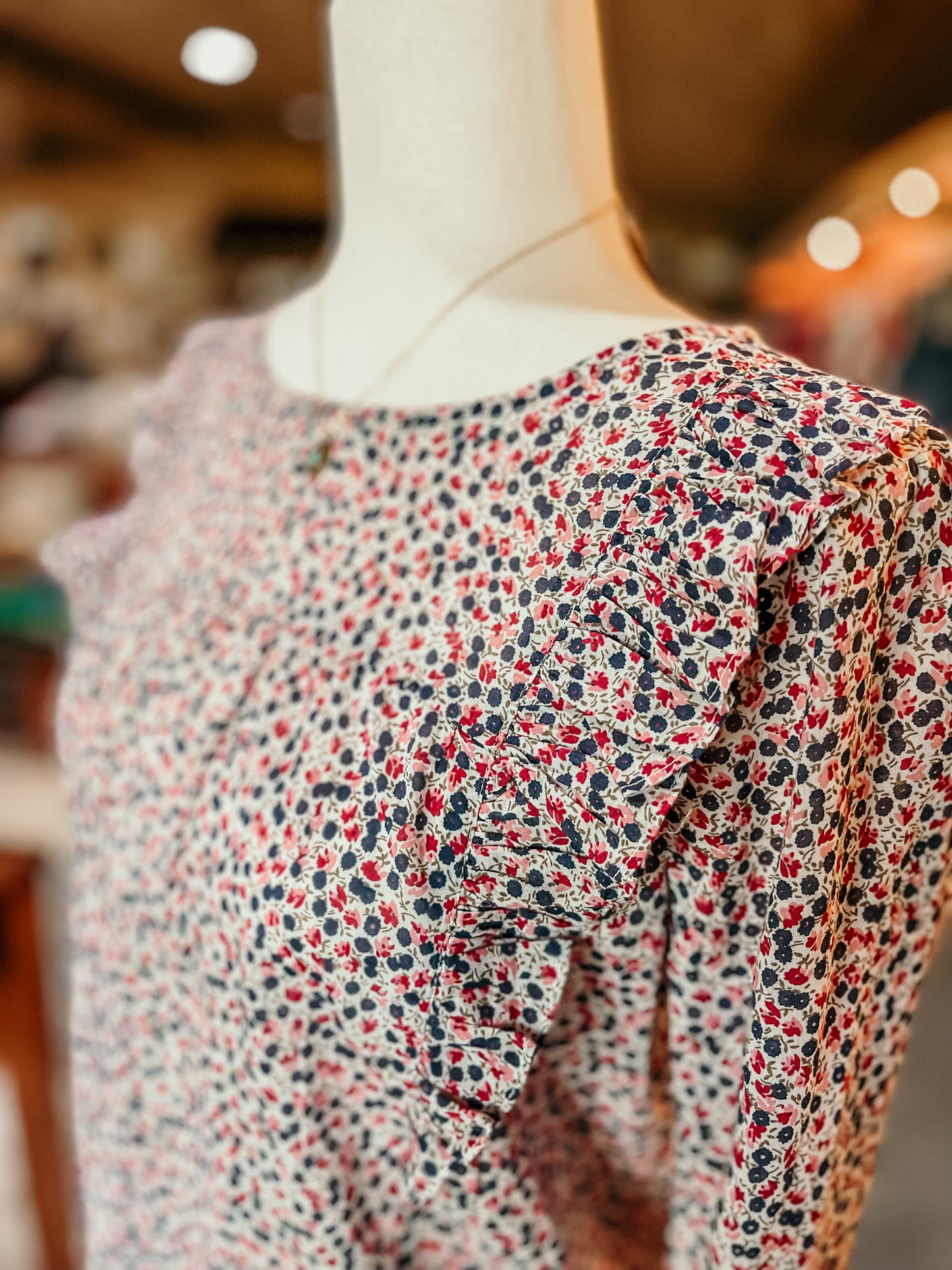 J Crew Mercantile Floral Top HP