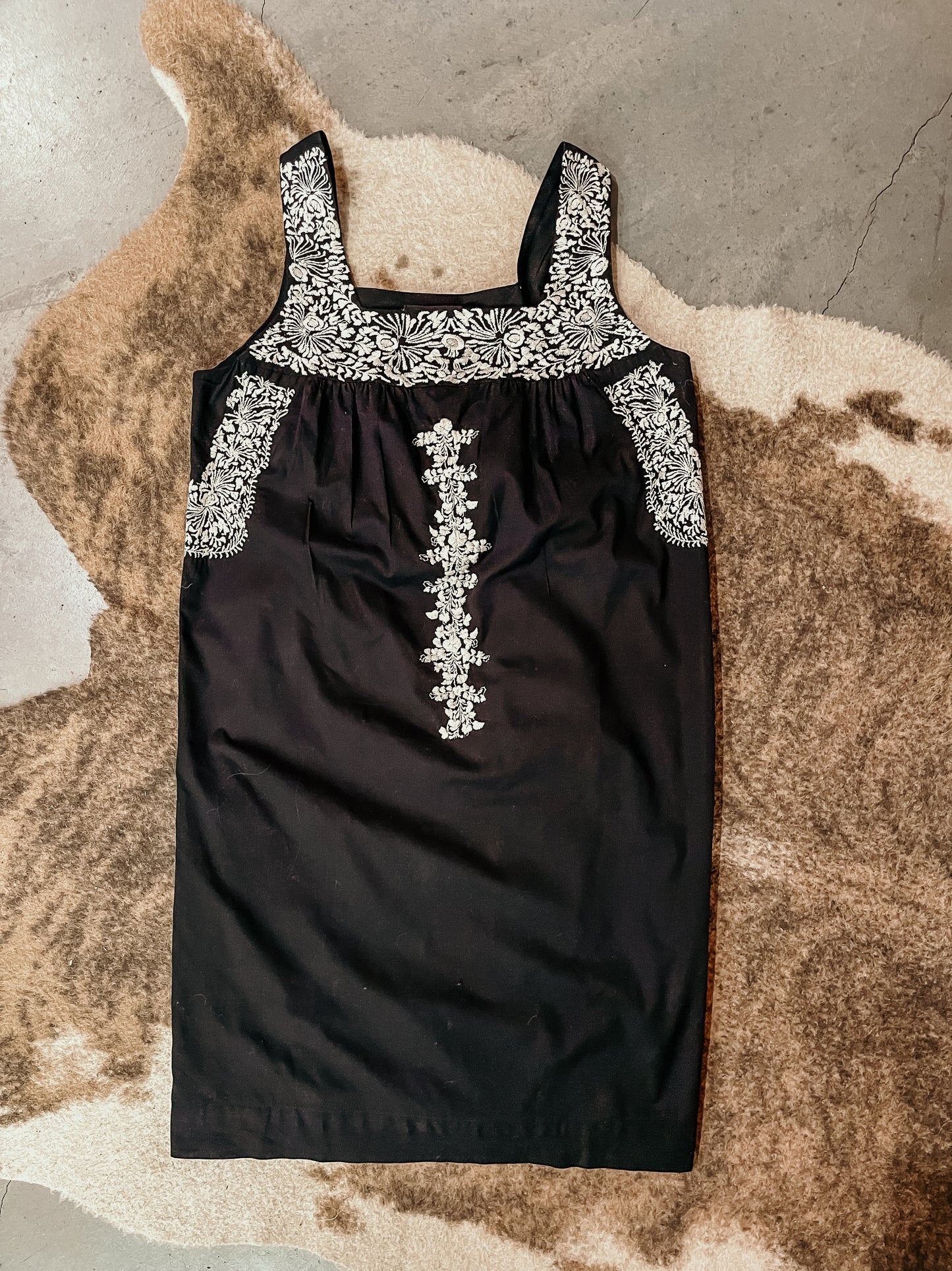 Black Embroidered Dress HP