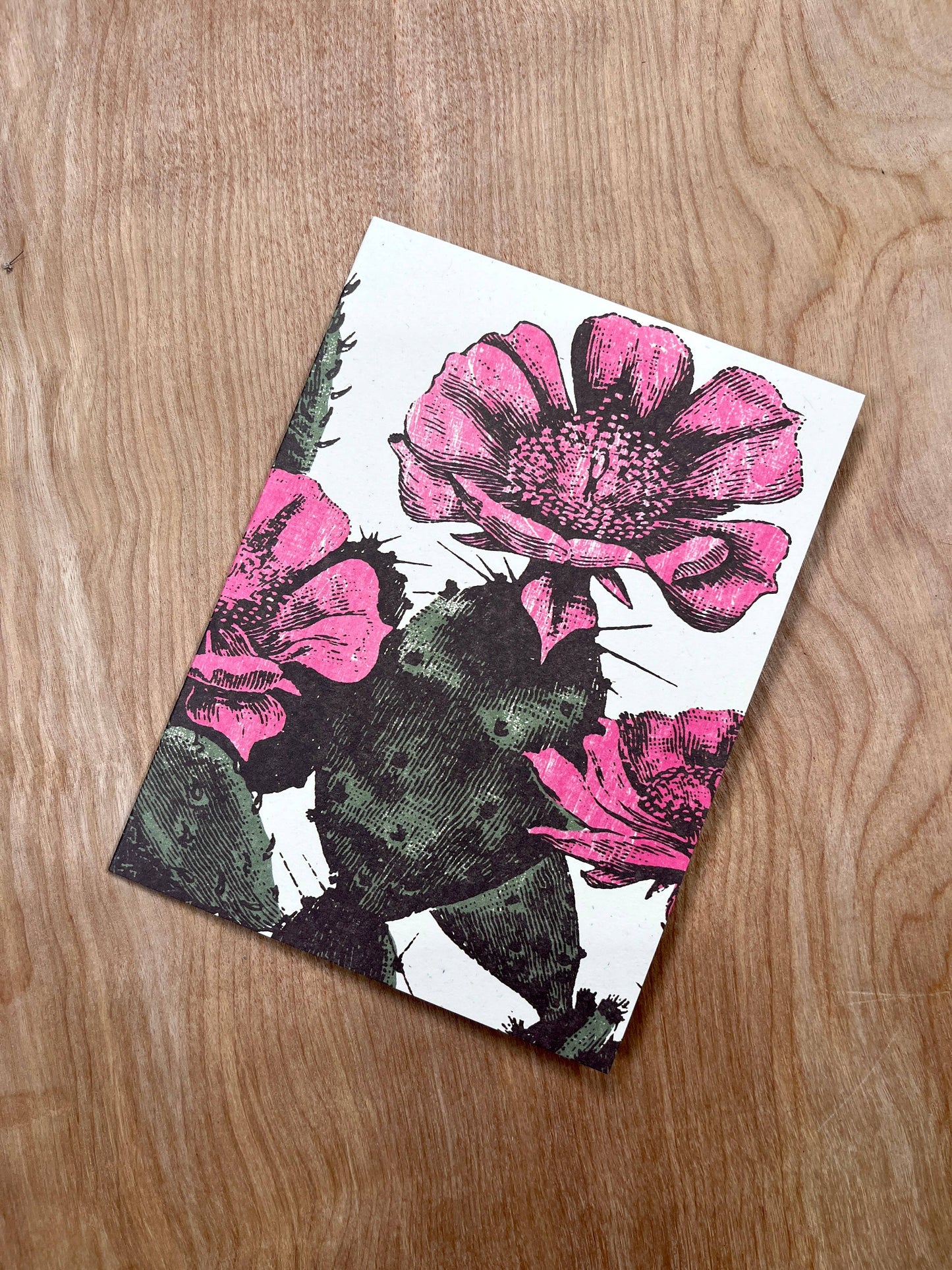 Prickly Pear Cactus Greeting Cards-8 Cards LU