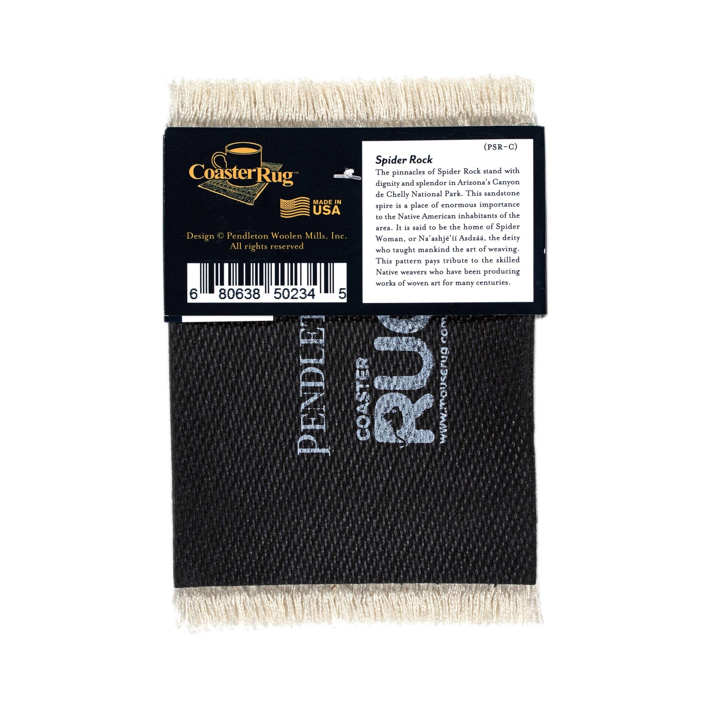 4 Pc CoasterRug Set Pendleton Spider Rock LU