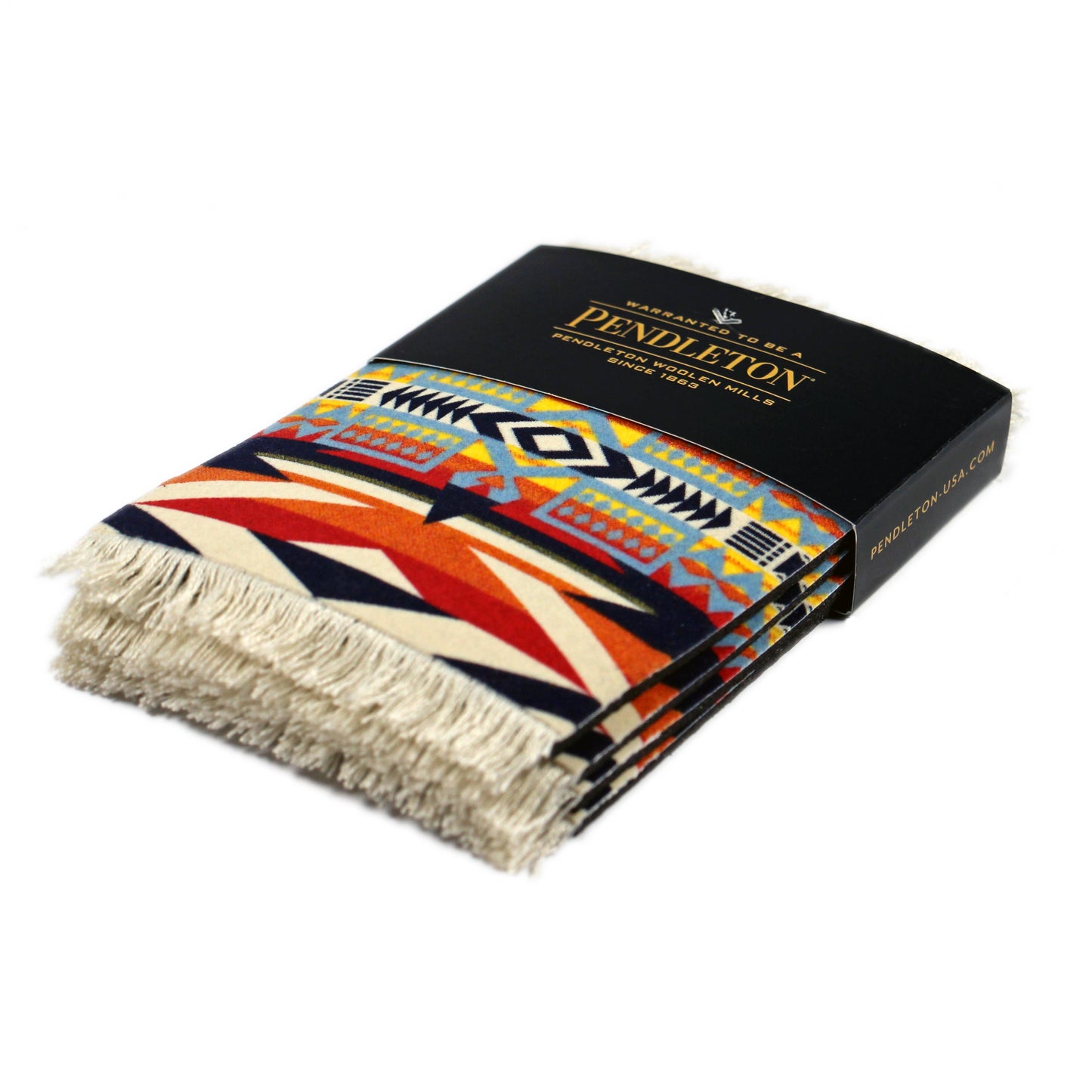 4 Pc CoasterRug Set Pendleton Fire Legend LU