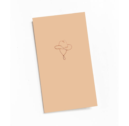 Cowboy Hat Mini Saddle Stitch Notebook |
